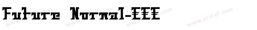 Future Normal字体转换